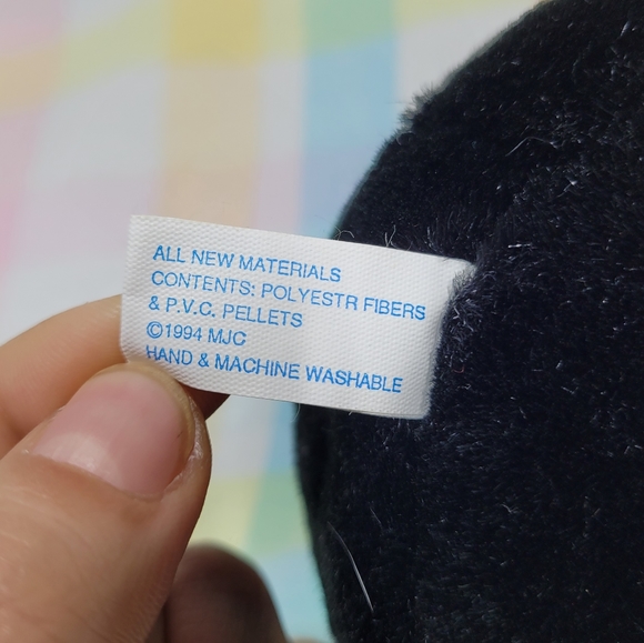 Vintage Swibco Frankenstein Puffkins monster Halloween beanie plush toy 1994 - Picture 4 of 4